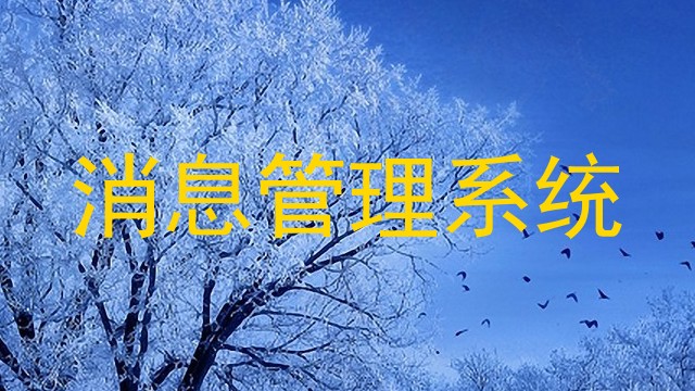 消息管理系统