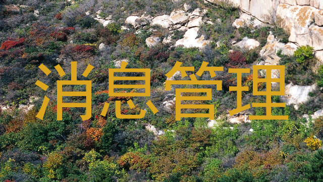消息管理