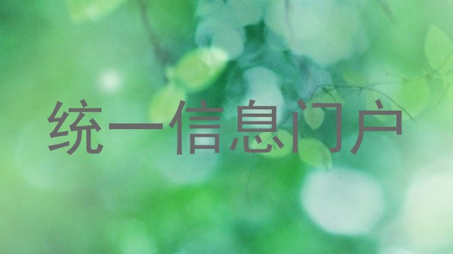 统一信息门户