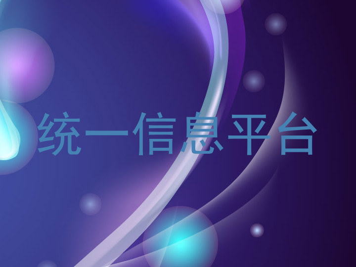 统一信息平台