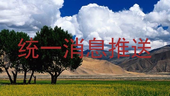 统一消息推送