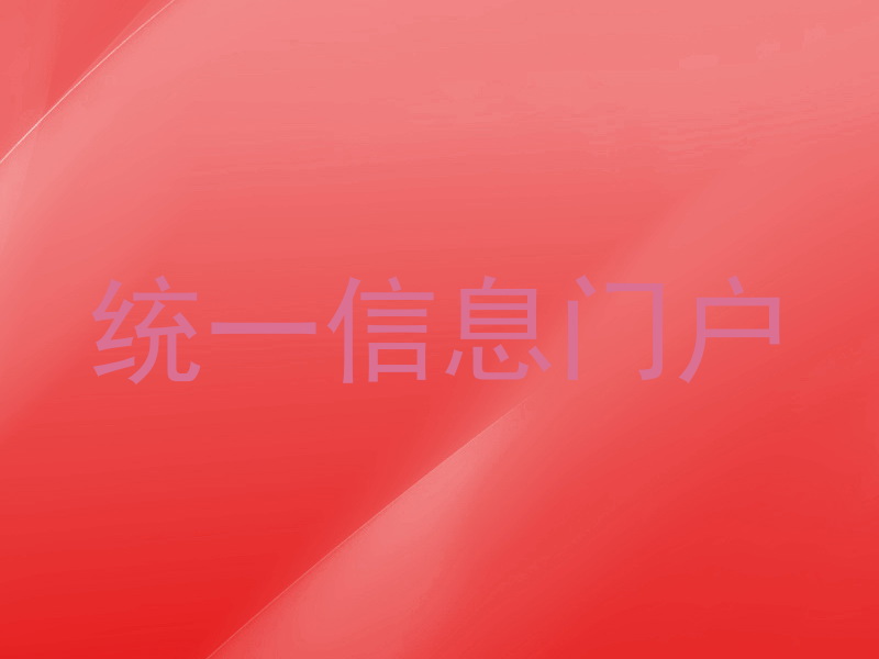 统一信息门户