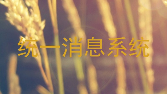 统一消息系统