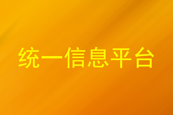 统一信息平台