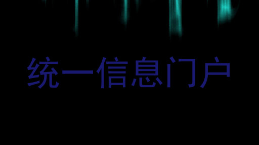 统一信息门户