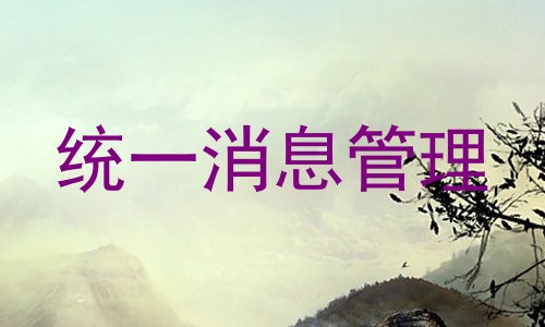 统一消息管理