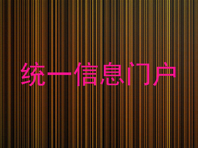 统一信息门户