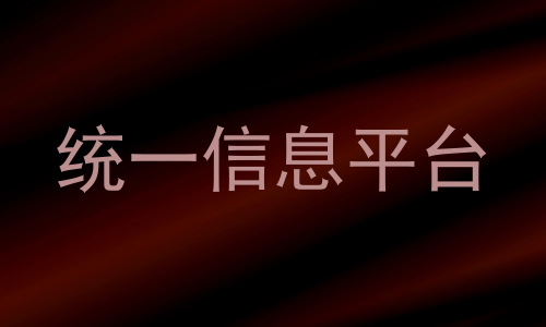 统一信息平台