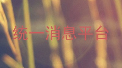统一消息平台