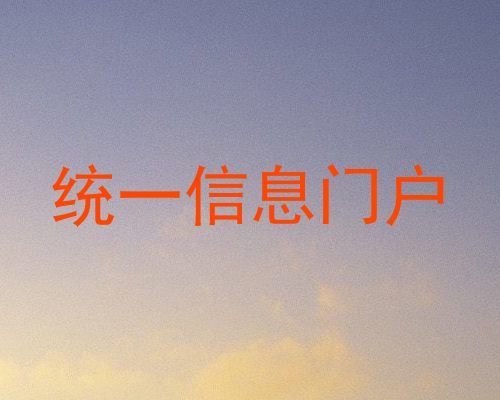 统一信息门户