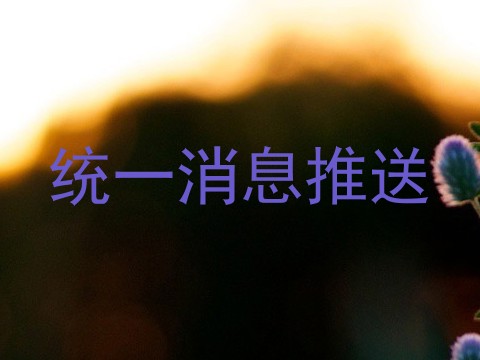统一消息推送
