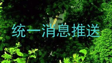 统一消息推送