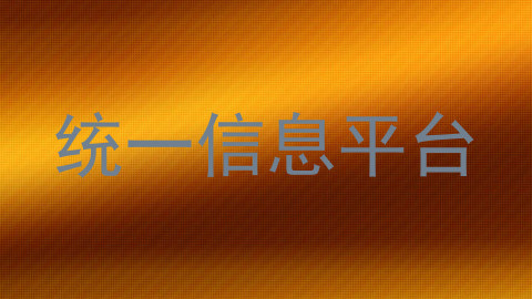 统一信息平台