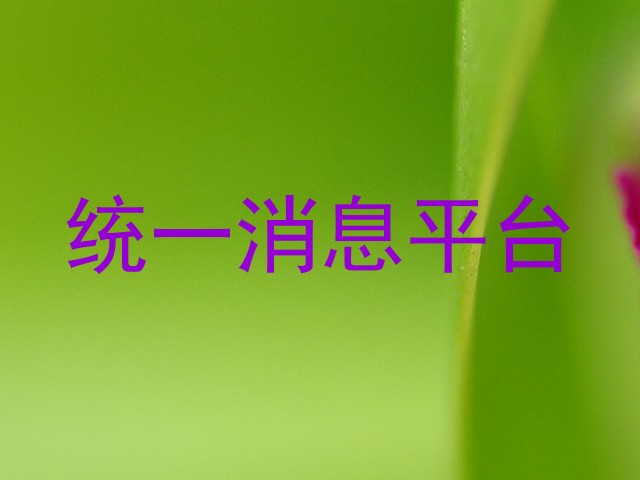 统一消息平台