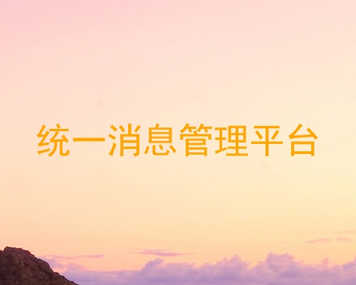 统一消息管理平台