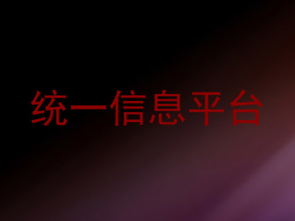 统一信息平台