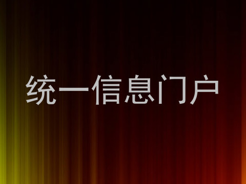 统一信息门户