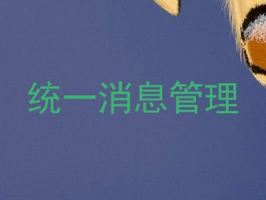 统一消息管理