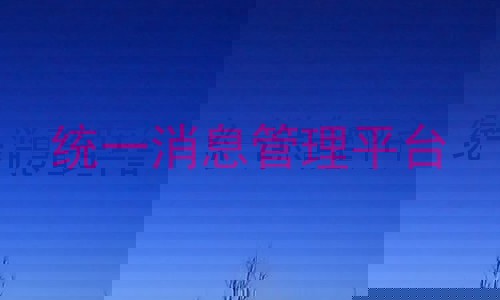 统一消息管理平台