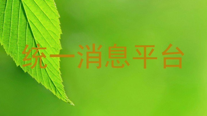 统一消息平台