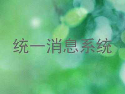 统一消息系统