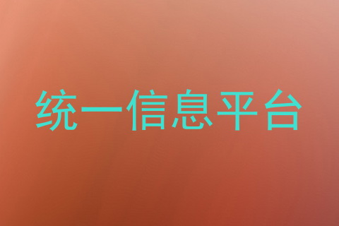 统一信息平台