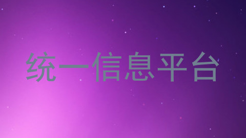 统一信息平台