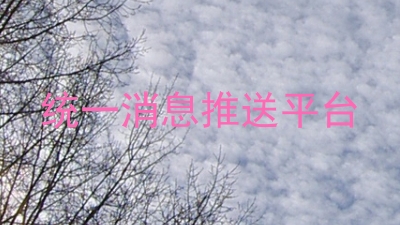 统一消息推送平台