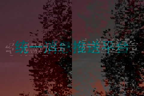 统一消息推送平台