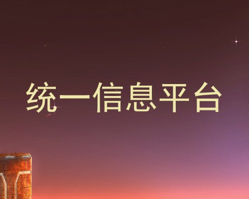 统一信息平台