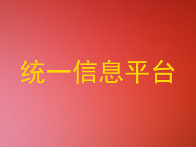 统一信息平台