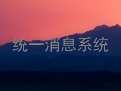 统一消息系统