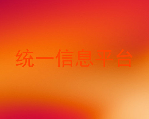 统一信息平台