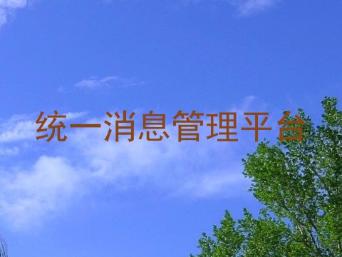 统一消息管理平台