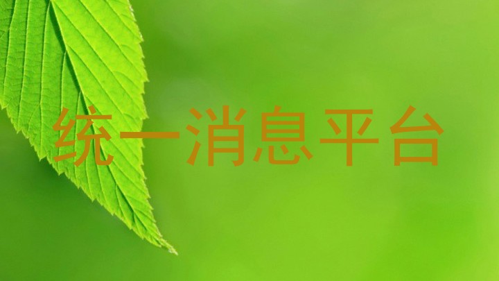 统一消息平台