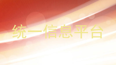 统一信息平台