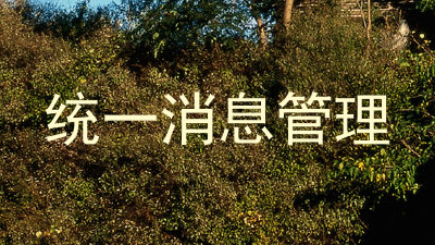 统一消息管理