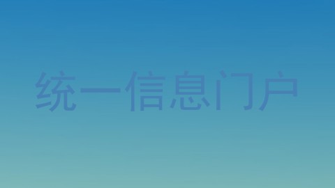 统一信息门户