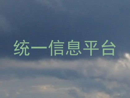 统一信息平台