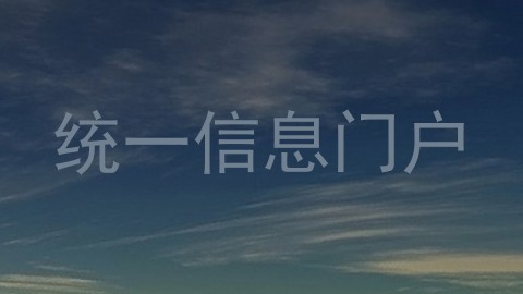 统一信息门户