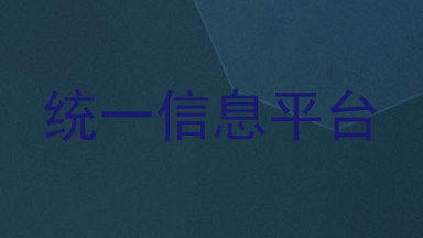 统一信息平台