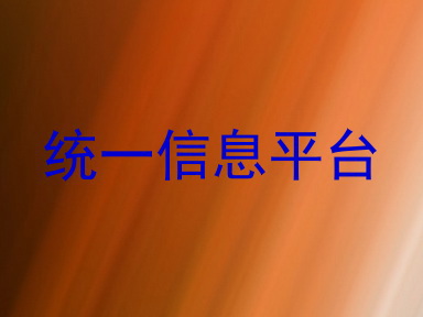 统一信息平台