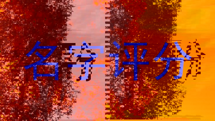 名字评分