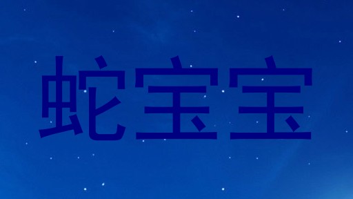 蛇宝宝