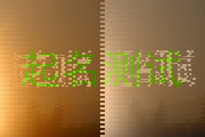 起名测试