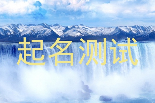 起名测试