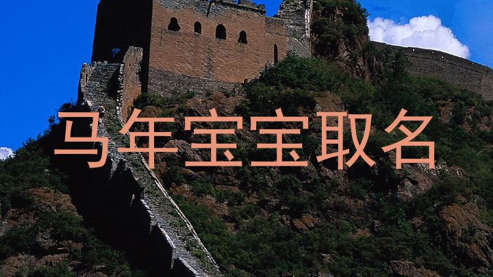 马年宝宝取名