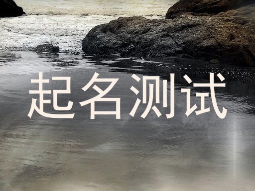 起名测试