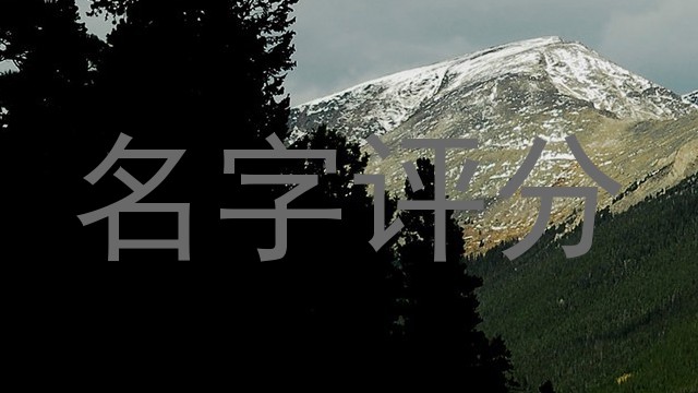 名字评分