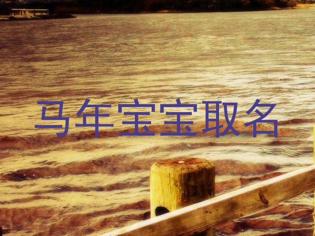 马年宝宝取名